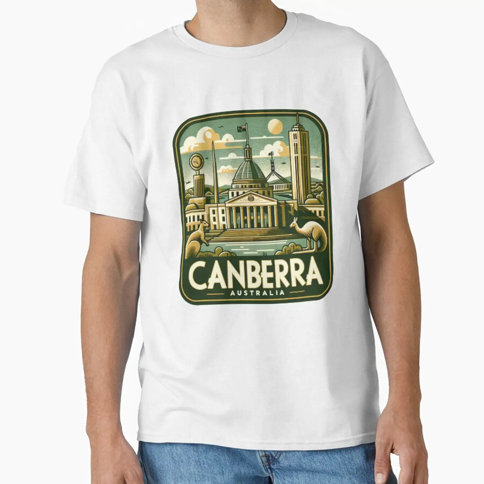 Canberra Vintage & Collectible Centre Reviews - Vintage Canberra Travel Sticker Retro Australia