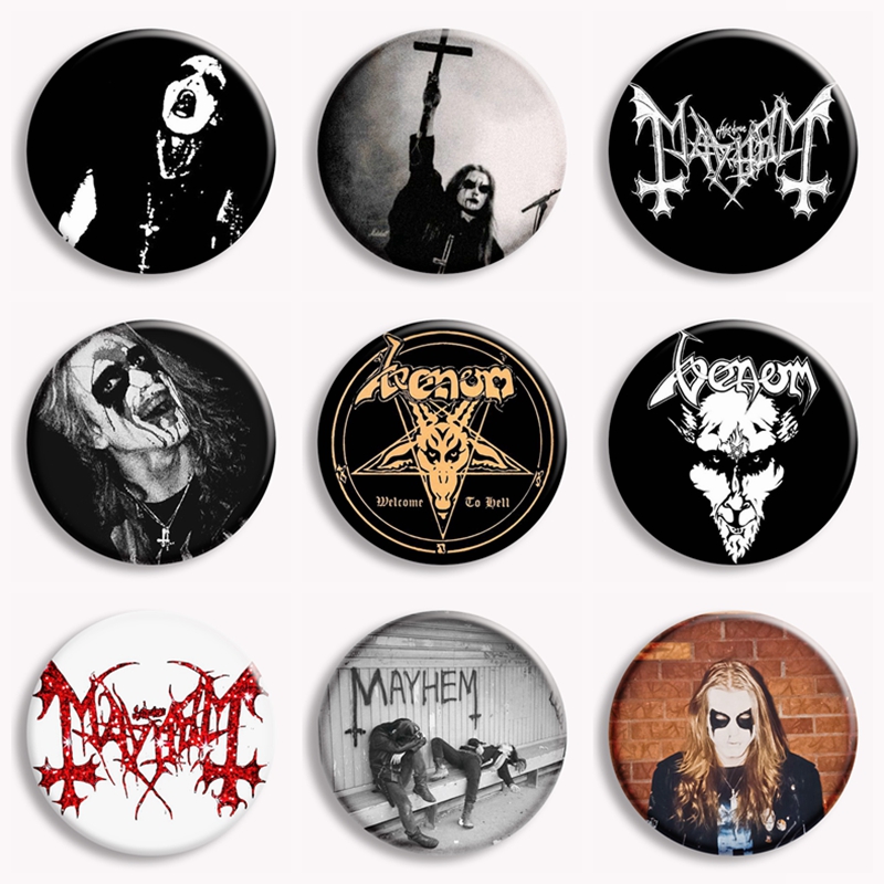 Rock Mayhem Band Soft Button P - огляд і ціна Vintage Collectible Buttons