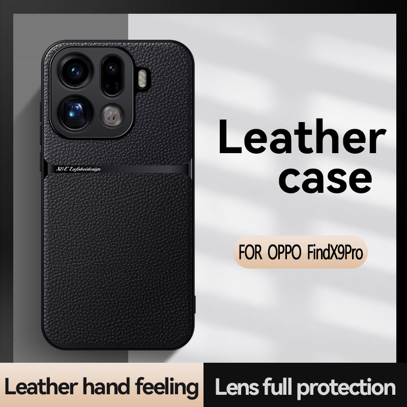 For OPPO Find X9 Pro X9 Case   - огляд і ціна Camera Leather Case
