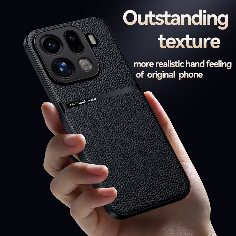 For OPPO Find X9 Pro X9 Case   - огляд і ціна Camera Leather Case