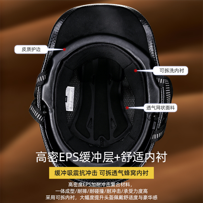 Retro Motorcycle Helmets for M - огляд і ціна Lens Cap Vintage