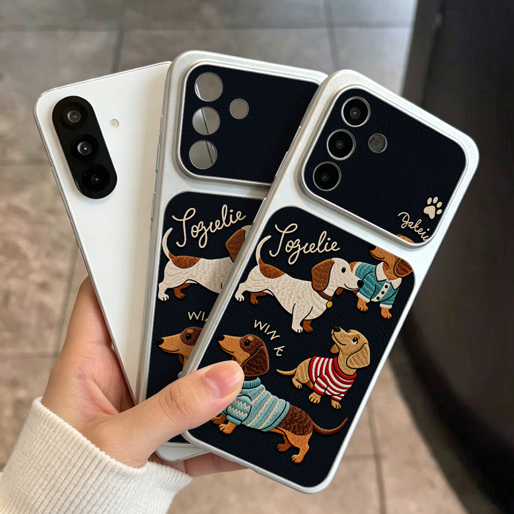 Cartoon Puppy Leather Phone Ca - огляд і ціна Camera Leather Case