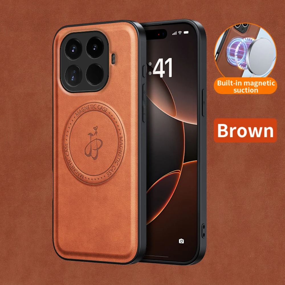 PU Leather Magnetic Case for X - огляд і ціна Camera Leather Case