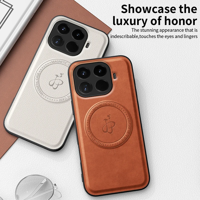PU Leather Magnetic Case for X - огляд і ціна Camera Leather Case