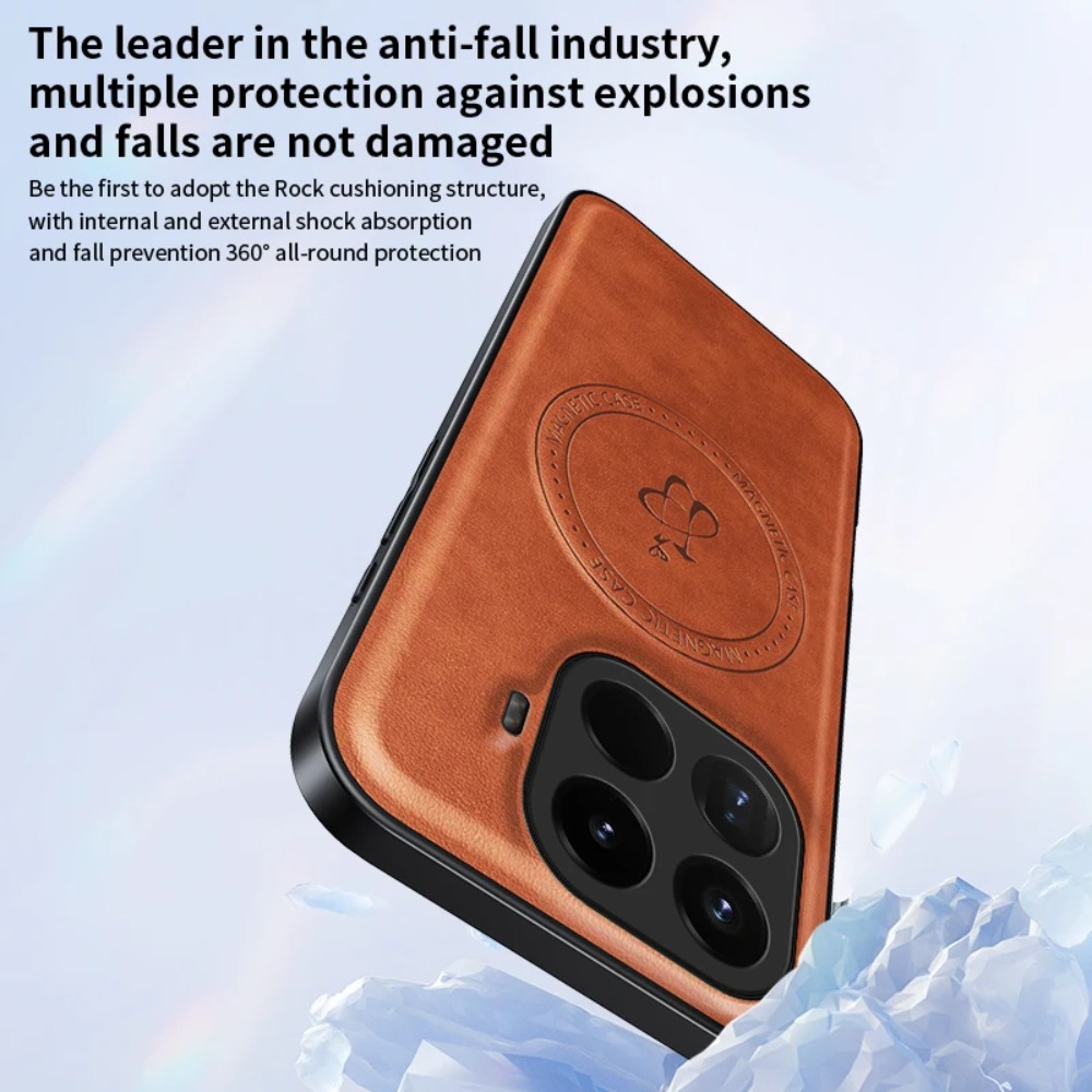 PU Leather Magnetic Case for X - огляд і ціна Camera Leather Case
