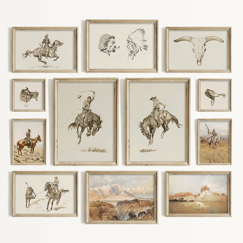 Southwestern Style Cowboy Wall - огляд і ціна Vintage Toy Collector