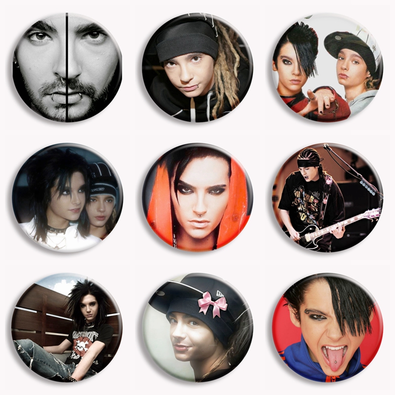 Rock Band Tokio Hotel Kaulitz  - огляд і ціна Vintage Collectible Buttons