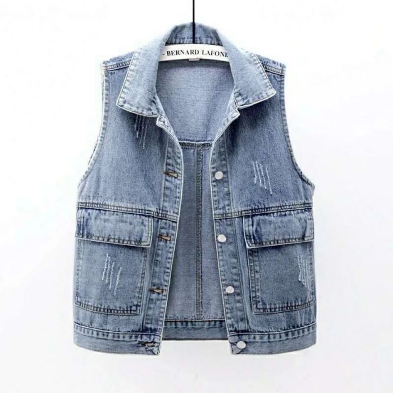 Denim Frayed Vintage Sleeveles - огляд і ціна Vintage Collectible Buttons